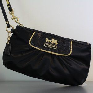 Black Coach Wristlet/Pouch